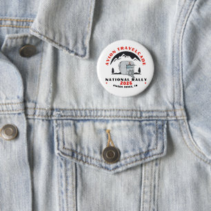 Badge Rond 5 Cm Bouton du rassemblement national Avion Travelcade 