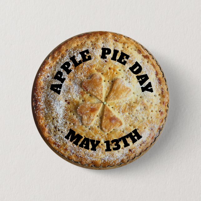 Badge Rond 5 Cm Bouton du réfrigérateur à gâteau d'Apple (Devant)