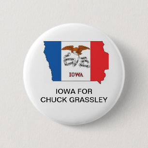 Badge Rond 5 Cm Bouton du SÉNAT de CHUCK GRASSLEY