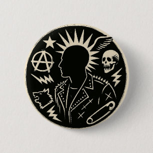 Badge Rond 5 Cm Bouton du signal à la rébellion