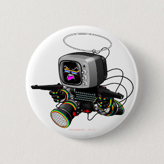 Badge Rond 5 Cm Bouton du SORTILÈGE v1.0 de ZED