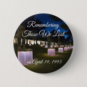 Badge Rond 5 Cm Bouton du souvenir de l'attentat à la bombe d'Okla