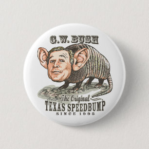 Badge Rond 5 Cm Bouton du Texas Speedbump