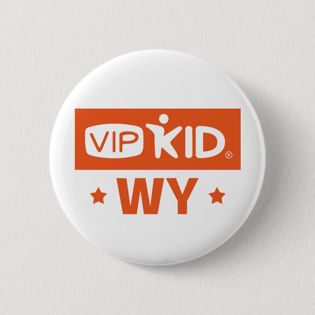 Badge Rond 5 Cm Bouton du Wyoming VIPKID (Devant)