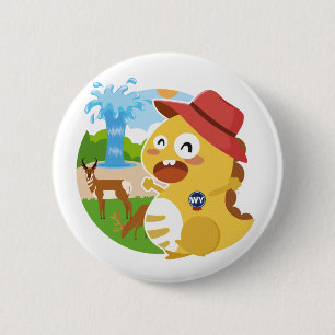Badge Rond 5 Cm Bouton du Wyoming VIPKID