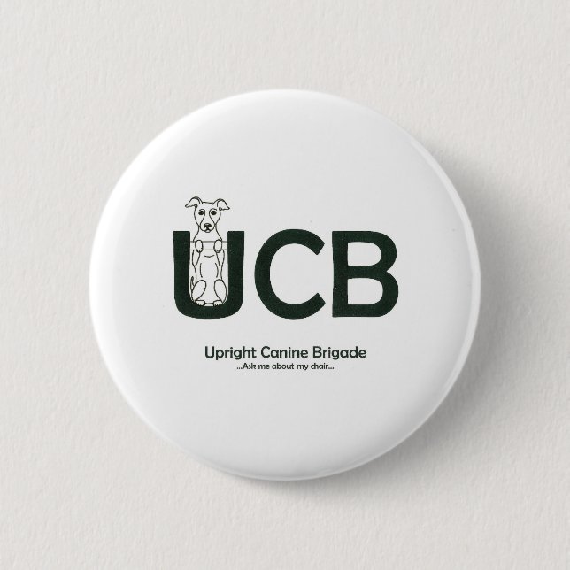 Badge Rond 5 Cm Bouton d'UCB (Devant)