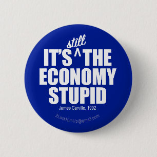 Badge Rond 5 Cm Bouton Économie Bête