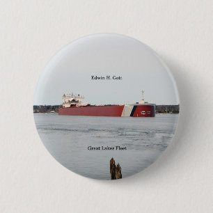 Badge Rond 5 Cm Bouton Edwin H. Gott