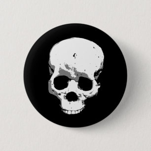 Badge Rond 5 Cm Bouton éffrayant Déplaisant Halloween Pin