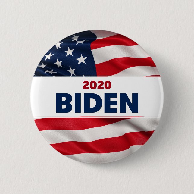 Badge Rond 5 Cm Bouton Élection Présidentielle De Biden 2020 (Devant)