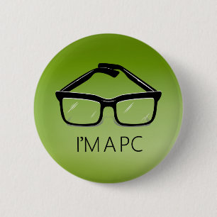 BADGE ROND 5 CM BOUTON EN VERRE