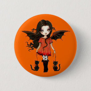 Badge Rond 5 Cm Bouton Enfant d'Halloween