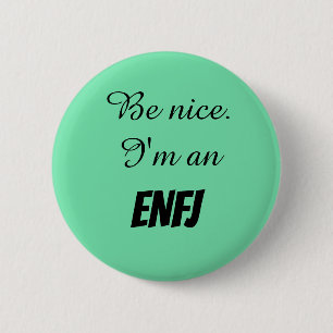 Badge Rond 5 Cm Bouton ENFJ
