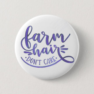 Badge Rond 5 Cm Bouton Entretien des cheveux de ferme