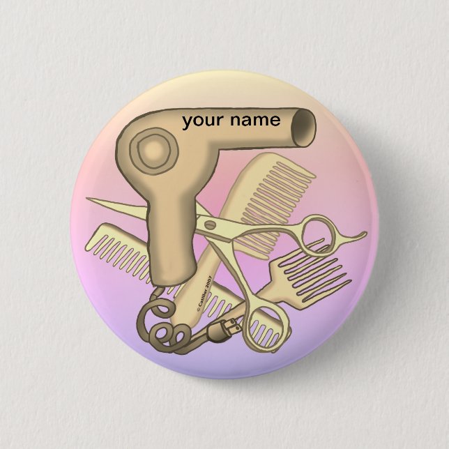 Badge Rond 5 Cm Bouton épingle de beauté (Devant)
