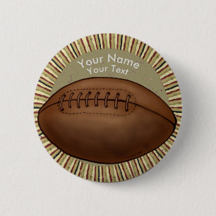 Badge Rond 5 Cm Bouton épingle Vieux Football