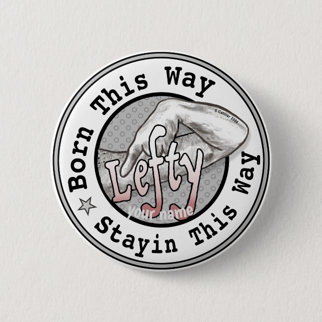 Badge Rond 5 Cm Bouton épinglette à gauche (Devant)