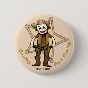 Badge Rond 5 Cm Bouton épinglette du singe de réserve