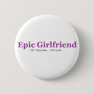 Badge Rond 5 Cm Bouton épique d'amie