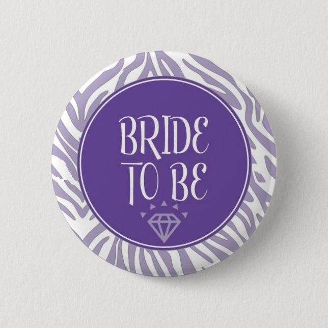 Badge Rond 5 Cm Bouton Épouse à être (Devant)