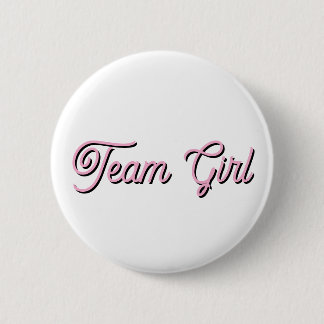 Badge Rond 5 Cm Bouton Équipe fille