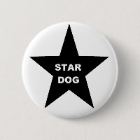 Bouton étoile chien sur Black Star