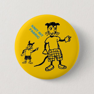 Badge Rond 5 Cm Bouton étrange d'animaux