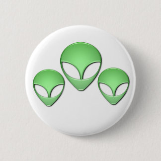 Badge Rond 5 Cm Bouton étranger de trio