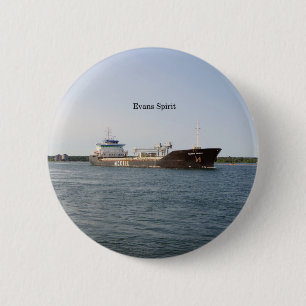Badge Rond 5 Cm Bouton Evans Spirit
