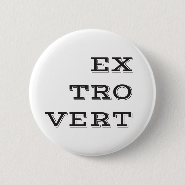 Badge Rond 5 Cm Bouton Extraire (Devant)