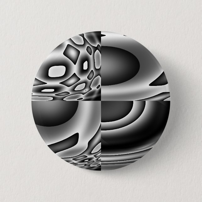 Badge Rond 5 Cm Bouton face au mal (Devant)