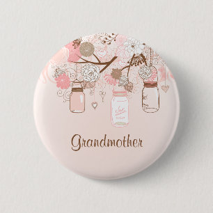 Badge Rond 5 Cm Bouton fait sur commande pour Jodi
