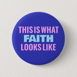 Badge Rond 5 Cm Bouton Faith™