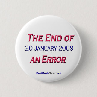 Badge Rond 5 Cm Bouton "Fin d'une erreur"
