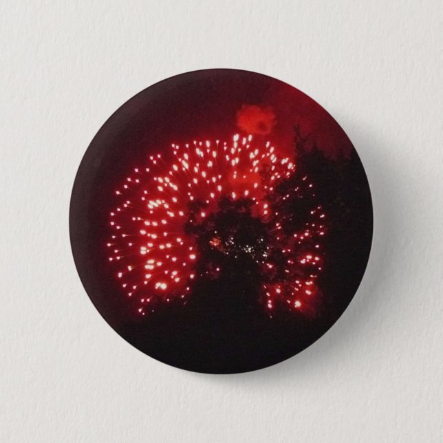 Badge Rond 5 Cm Bouton Fireworks 7 (Devant)
