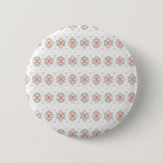 Badge Rond 5 Cm Bouton floral tribal élégant