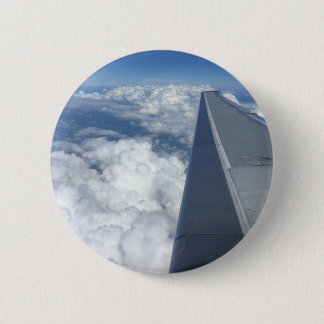 Badge Rond 5 Cm Bouton Flying High