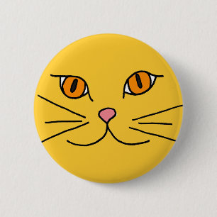Badge Rond 5 Cm Bouton frais de chat de CS
