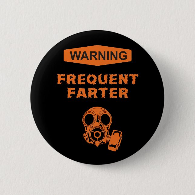 Badge Rond 5 Cm Bouton fréquent de Farter (Devant)