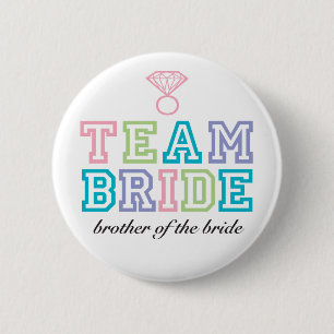 Badge Rond 5 Cm Bouton Frère de l'équipe