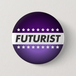 Badge Rond 5 Cm Bouton futuriste