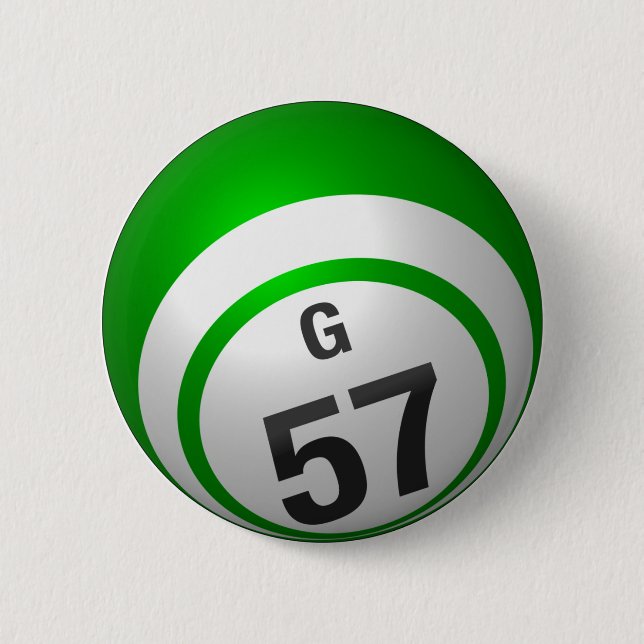 Badge Rond 5 Cm Bouton G 57 Bingo (Devant)