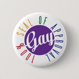 Badge Rond 5 Cm Bouton gai de label