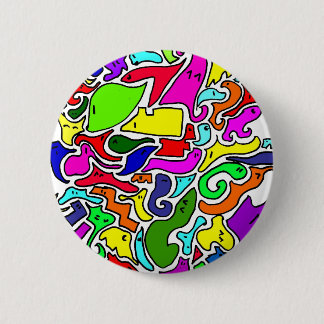 Badge Rond 5 Cm bouton gamer