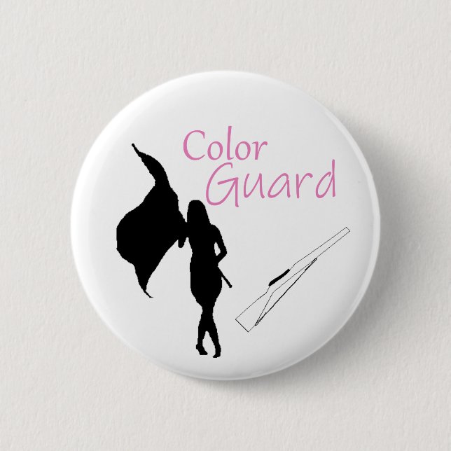 Badge Rond 5 Cm Bouton Garde couleur (Devant)