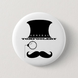 Badge Rond 5 Cm Bouton général de bêtise