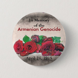 Badge Rond 5 Cm Bouton Génocide arménien