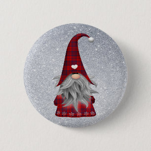 Badge Rond 5 Cm Bouton Gnome