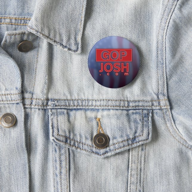 Badge Rond 5 Cm Bouton GOP Josh (En situation)