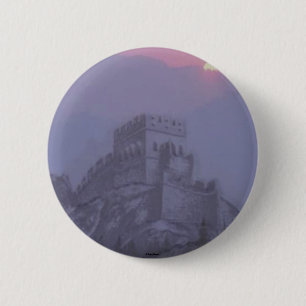 Badge Rond 5 Cm Bouton Grande Muraille